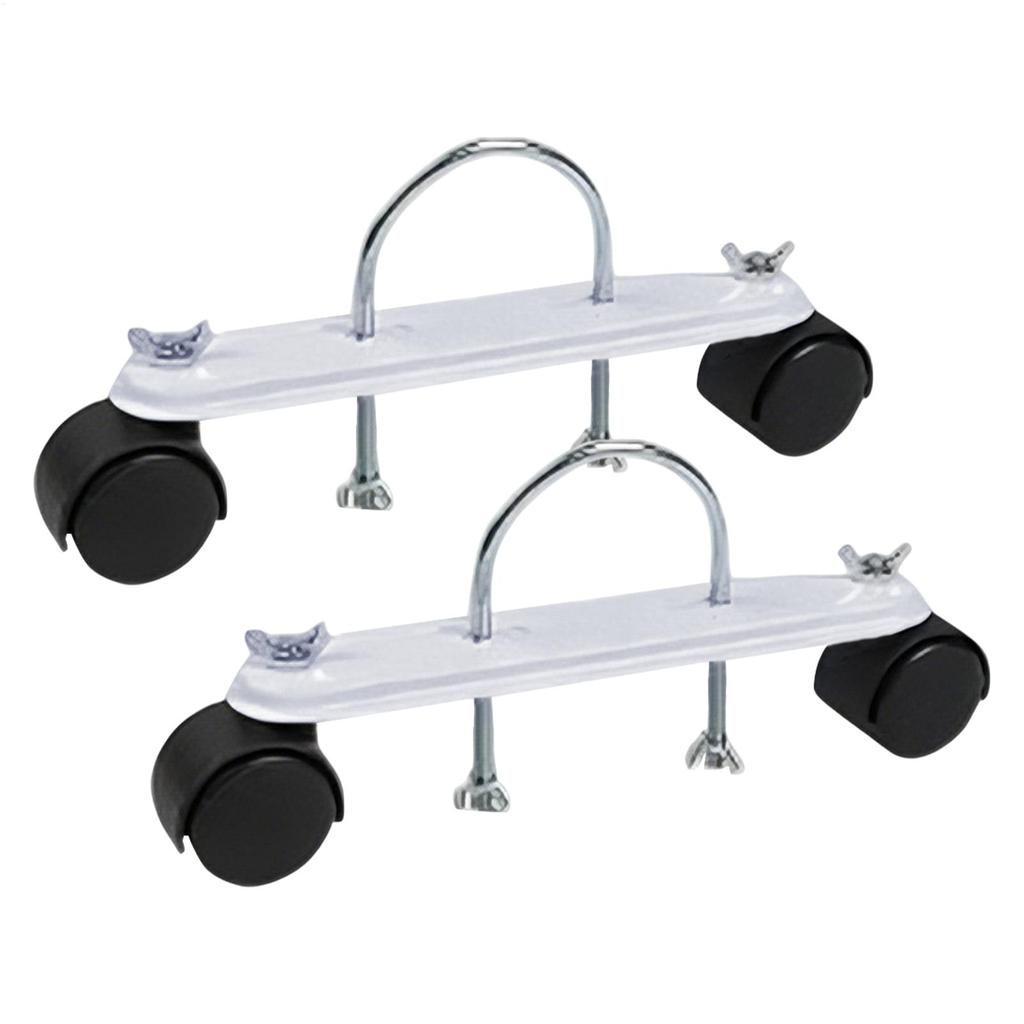 2pcs Electric Oil Heater Bracket Electric Heater Pulley 360 Degree Rotating Oil Heater Frame Caster Accessories for Home
