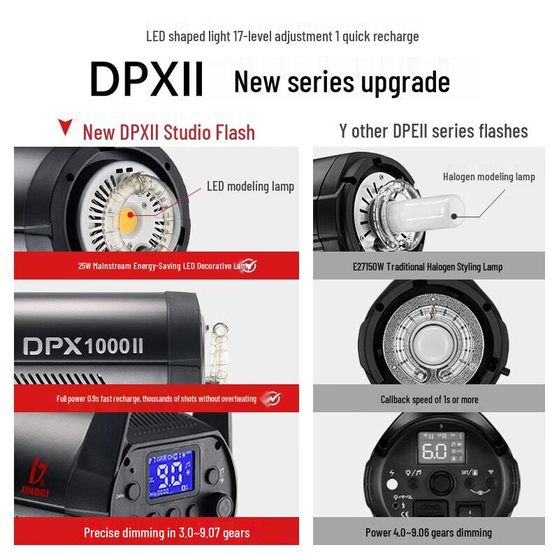 JINBEI DPX-1000II 1000W Studio Flash Light