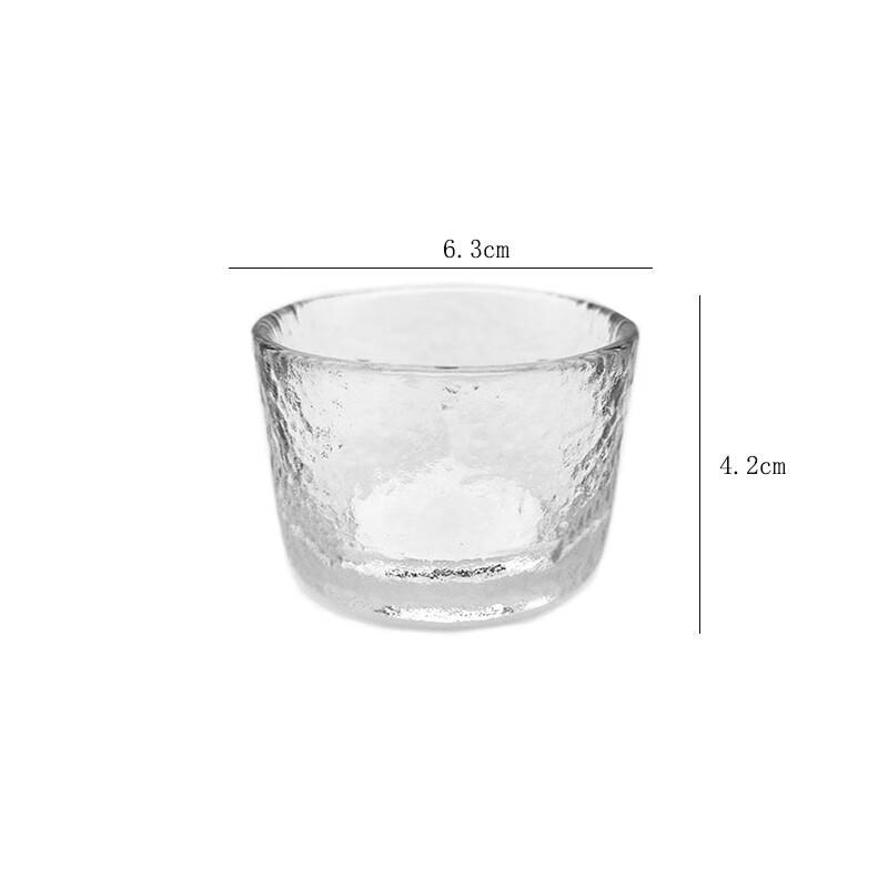 Changbaosen Japanische Teetasse aus gehämmertem Glas