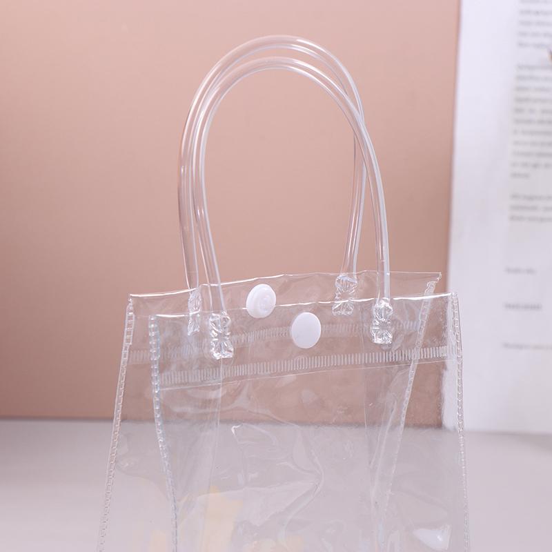 10Pcs Transparent Gift Bags Holiday Gifts Birthday Gift Wrappers Parties Anniversaries Easter Valentine'S Weddings Party Gifts