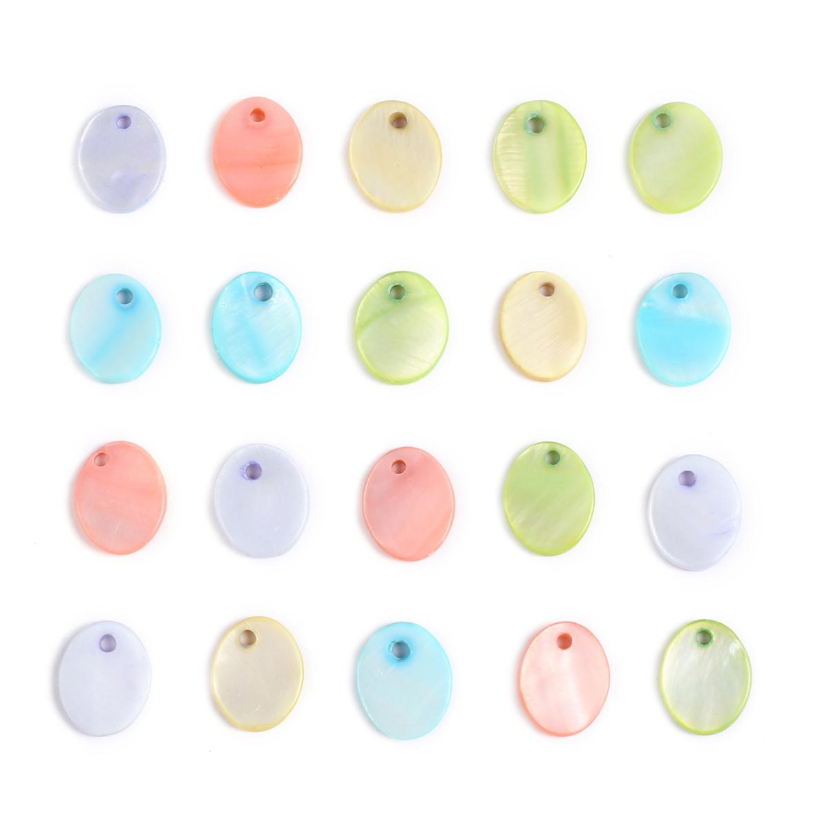 50 шт./упак. бусины из натуральных ракушек с отверстием — фото 3