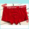 Men's Large Cotton Breathable Mid-waist Sport Boxer Briefs Youth Comfortable Underwear