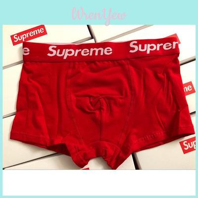 Men's Large Cotton Breathable Mid-waist Sport Boxer Briefs Youth Comfortable Underwear