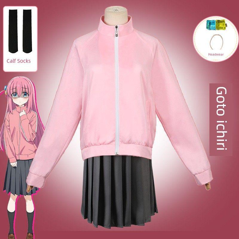 Lonely Rock Cosplay Costumes: Gotoh Kazuri, Ijichi Nijika, Jk Yamada Ryo, Kita Ikuyo Cosplay