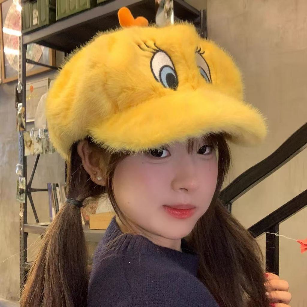 

Adorable Frog Plush Baseball Hat With Sun Protection And Breathability For Kids Style 1