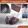 Rearview Mirror Cover for Ford Maverick -2025 Car Side Mirror Exterior Door Rear View Case Trim Sticker Carbon Fiber