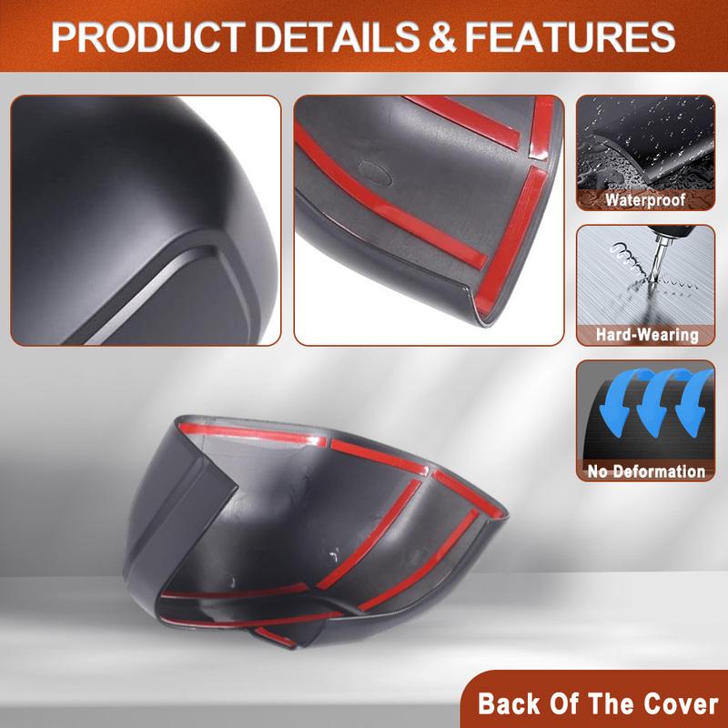 Rearview Mirror Cover for Ford Maverick -2025 Car Side Mirror Exterior Door Rear View Case Trim Sticker Carbon Fiber