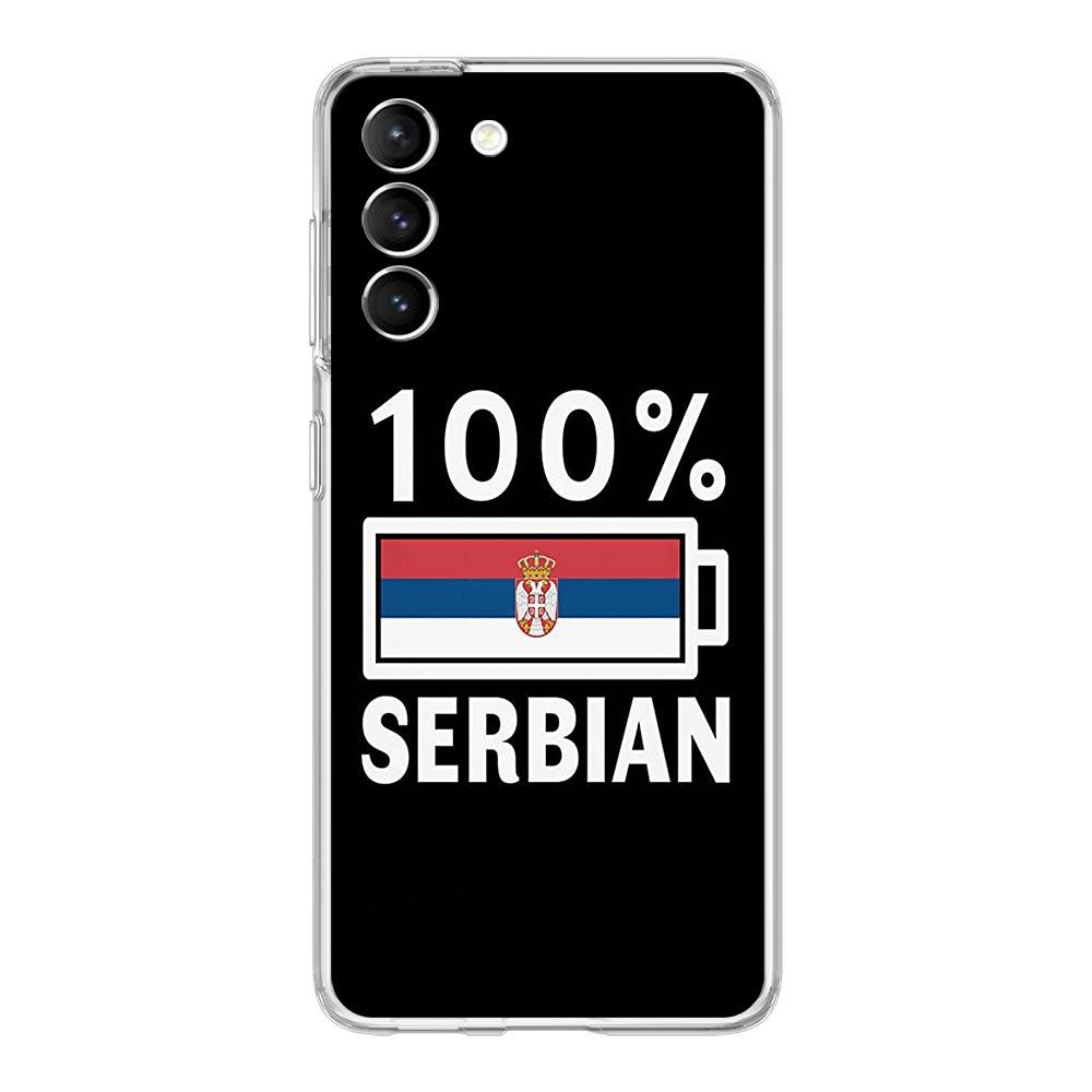 

Serbia Flag Clear Phone Case For Samsung Galaxy S23 S22 5G S20 Ultra S21 FE 5G S10E S9 S8 S10 Plus Soft Shockproof Back Cover Samsung S9