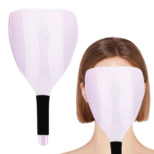 Barber Bangs Baffle - Spray Guard Mask, Cosmetic Spray Cover | Professional Face Visor Hair Tool, Face Baffle Transparent Goggles, Hairspray Eye Prote