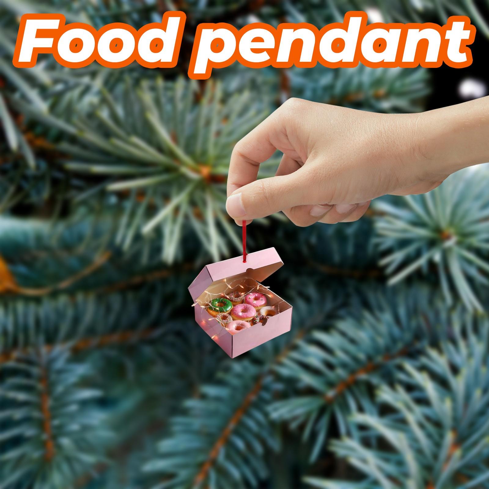 

Декоративный 2D-подвесной светильник из акрила с изображением еды, креативный декор для стен в стиле еды, подвесное украшение для кухни ресторана или магазина десертов One Size