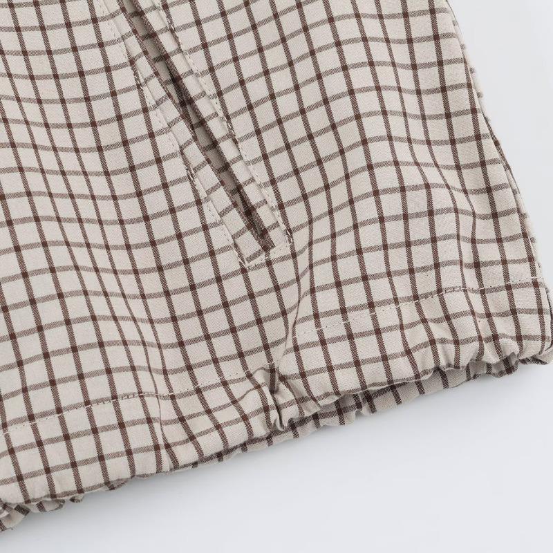 Women S Vintage Plaid Hooded Long Sleeve Casual Jacket