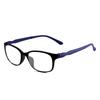 4PCS  Blue Light Glasses Square Reading Glasses TR Reading Glasses Men Blue Light Reader Antifatigue Computer Eyewear +1.0-+4.0