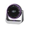 Foldable Mini Silent USB Fan with Digital Display for Desktop or Wall Mount