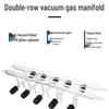 Doppelter Verteiler für Vakuumgas mit PTFE-Hähnen