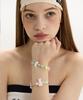 Vvv Pastel Bunny Star Chain Surgical Ball Bracelet