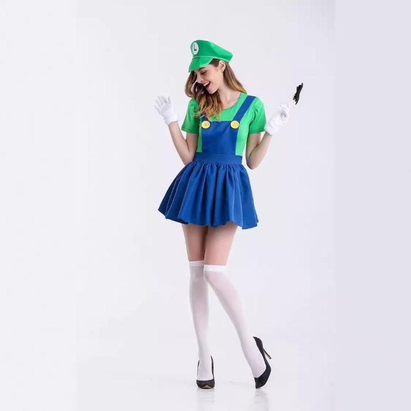 Halloween Cosplay Anime Kostüm Spiel Mary Cosplay Kostüm Spiel Overalls Eltern-Kind-Kostüm