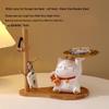 Lucky Cat Desktop Storage Tray Ornament