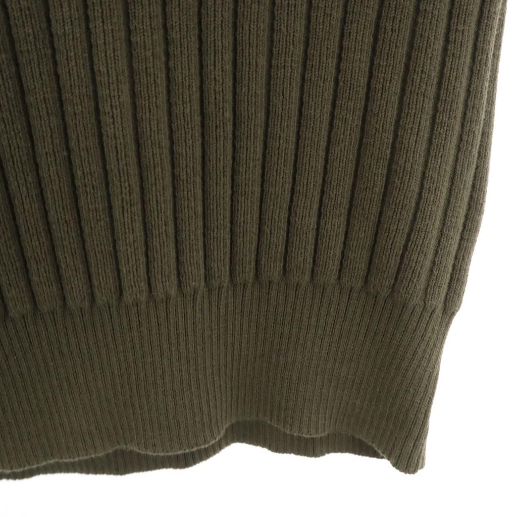 unused adidas golf Long sleeve Half zip knit M Moss green Men's Used