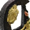 Tabletop Fountain 30cm Golden Buddha Lotus