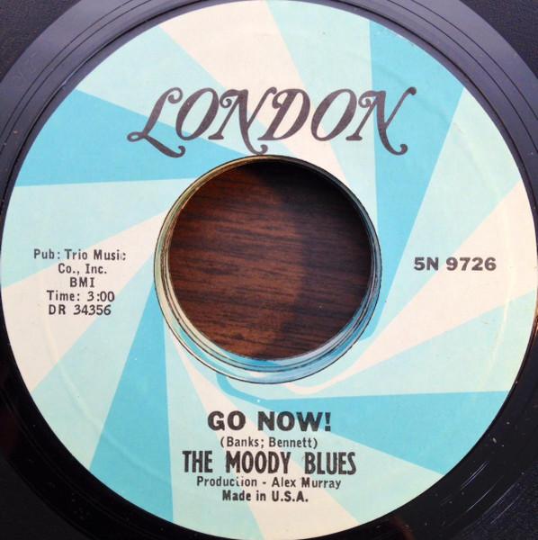 

7inch Record MOODY BLUES - Go Now! 5N9726 London Records 1974 US Rock Used