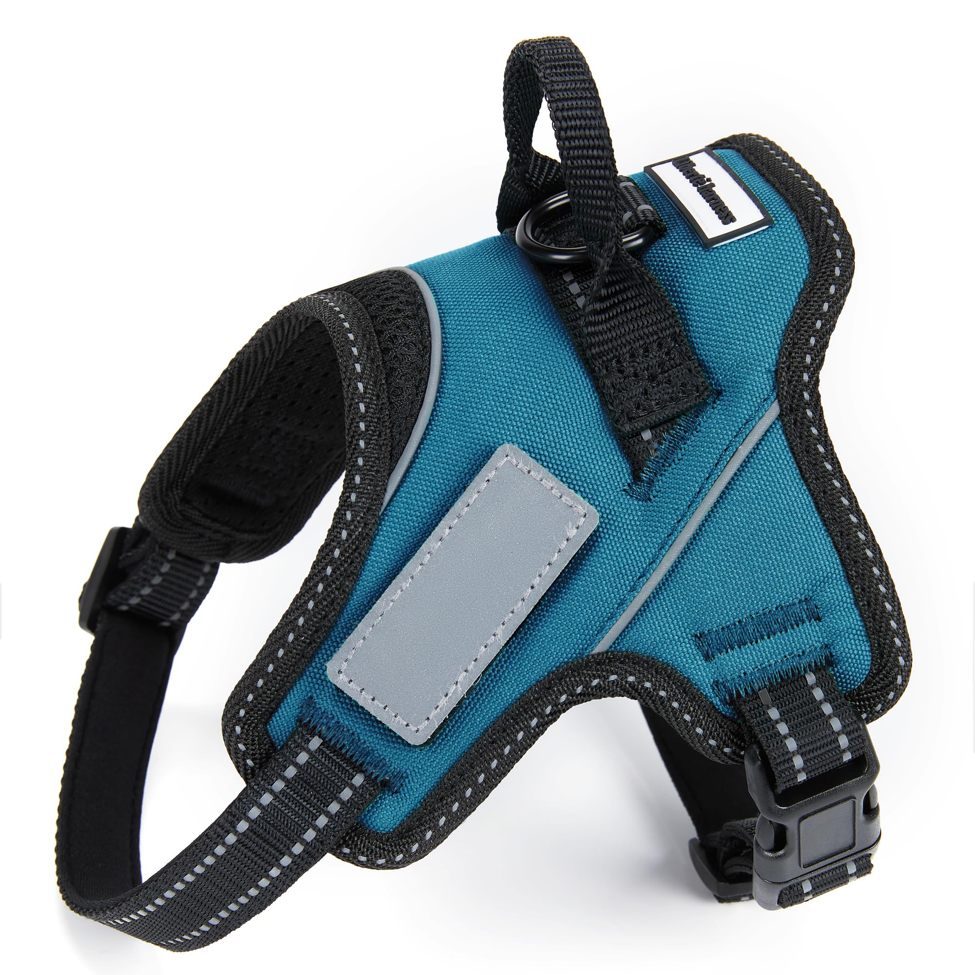 

Recommended by dog Liberte Dog Harness with Nameplate Cerulean trainers! Harness, Throat-Friendly (Small, Blue)