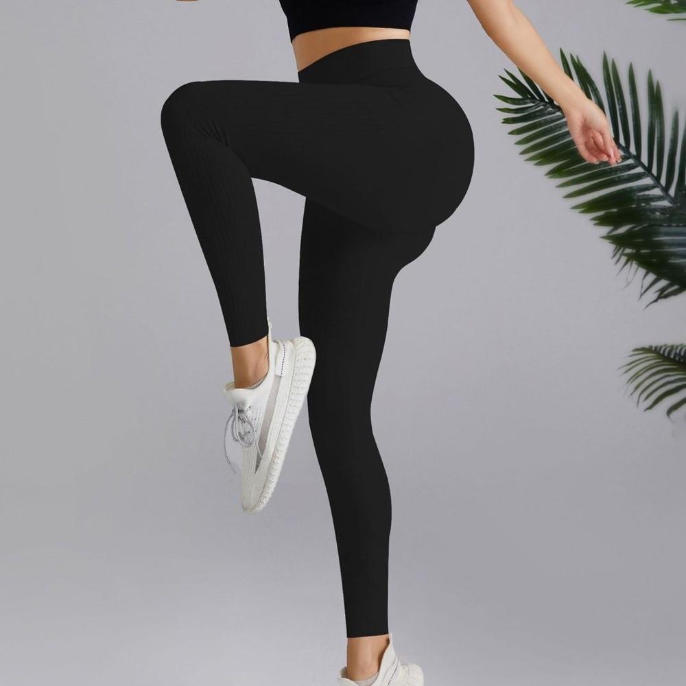 High Waist Yoga Sports Pants Elastic Yoga Seamless Leggings Sports Fitness Leggings Sports
