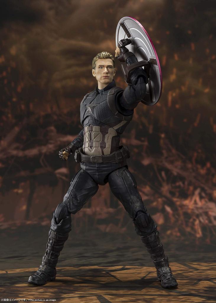 TAMASHII NATIONS Avengers Captain America 150mm painted movable figure S.H.Figuarts -FINAL BATTLEEDITION-(Avengers/End Game) Approx. PVC&ABS