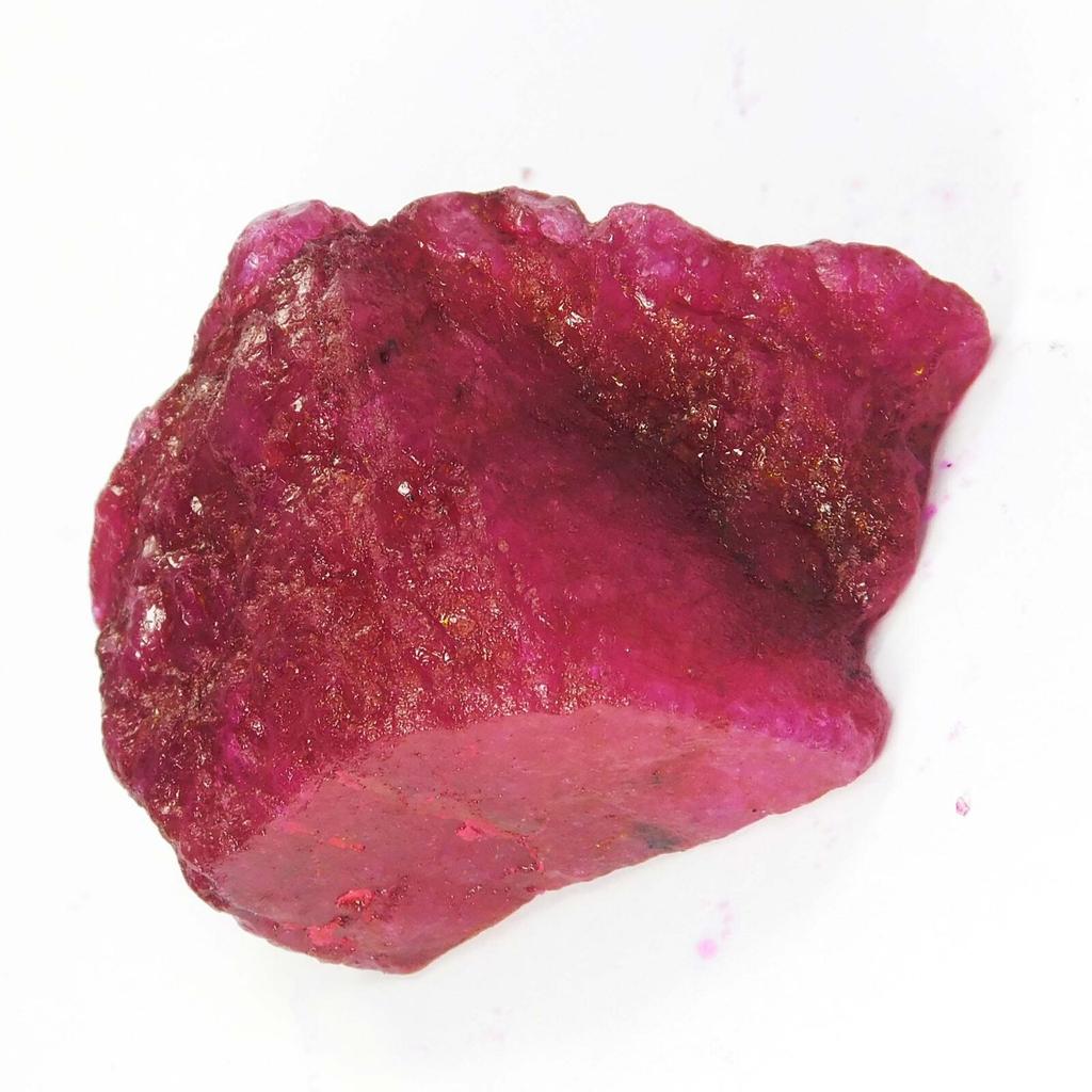 Natural RED Ruby Uncut Rough Earth Mined 333 Ct Loose Gemstone CERTIFIED 1A-5327