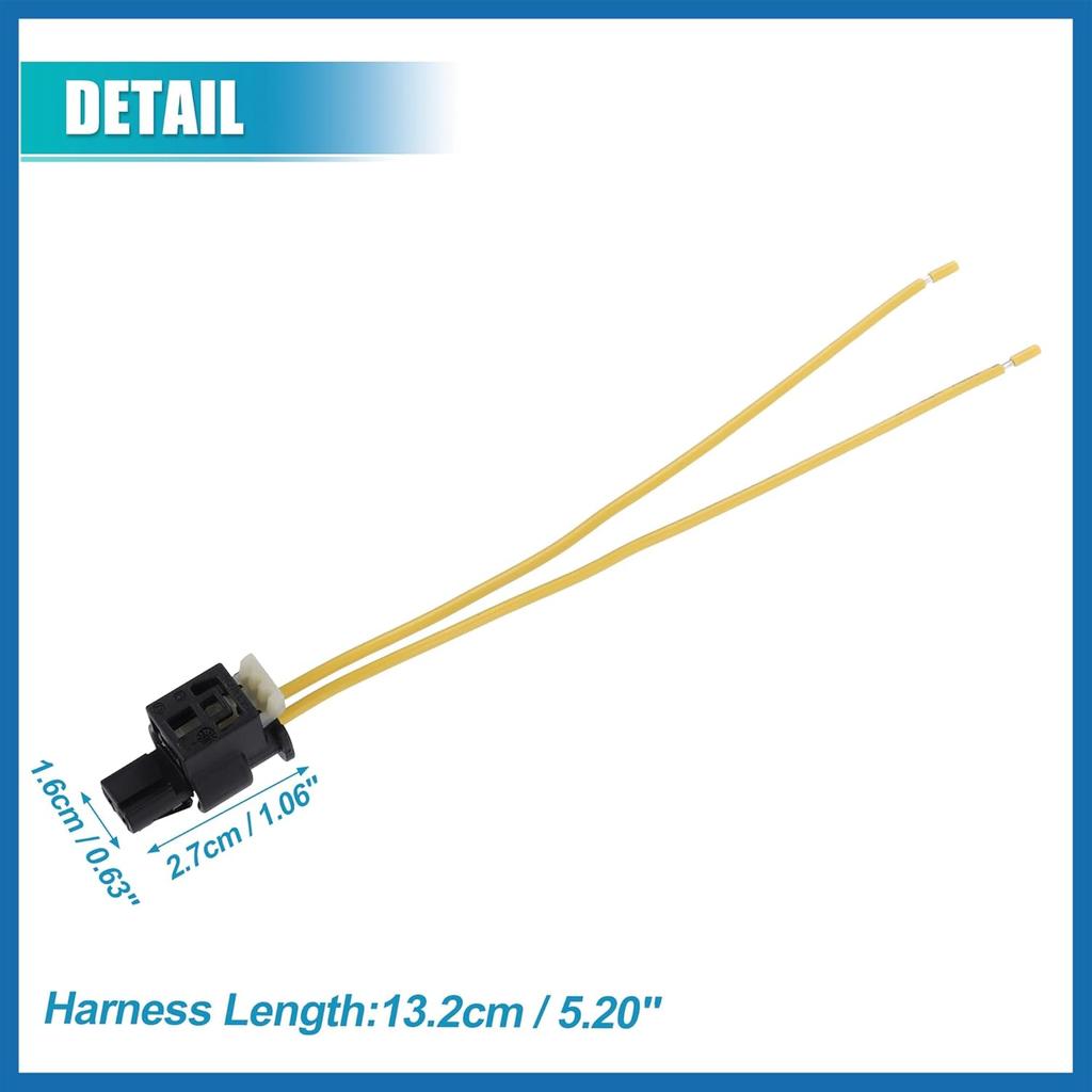 2pcs Fog Light Daytime Running Light Harness Connector for Mercedes Benz 2008-2019 2pin Item Replacement