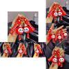 Cute Silicone Daruma Panda Keychain Charm Ideal Bag Accessory And Gift