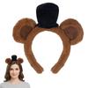 Bear Costume Props Bear Ears Headband Bear Cosplay Hairband Costume  for Kids and Adults