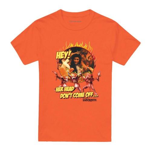 Labyrinth Unisex Adult Hey Head DonÂ´t Come Off T-Shirt
