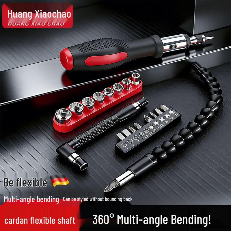 22-Piece Flexible Shaft Ratchet Screwdriver Set