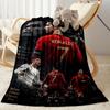 Ronaldo's Legacy Soccer Blanket Warmthful Decor Suitable for Bedding Picnics Seaside for All Occasions Warmthful Decor