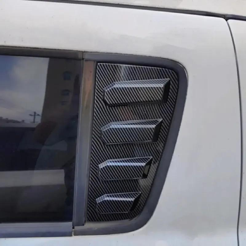 For Suzuki Swift 4 Doors 2005 2006-2010 ABS Plastic Rear Window Quarter Louver Cover Side Vent Trim Car Adhesive Accessories