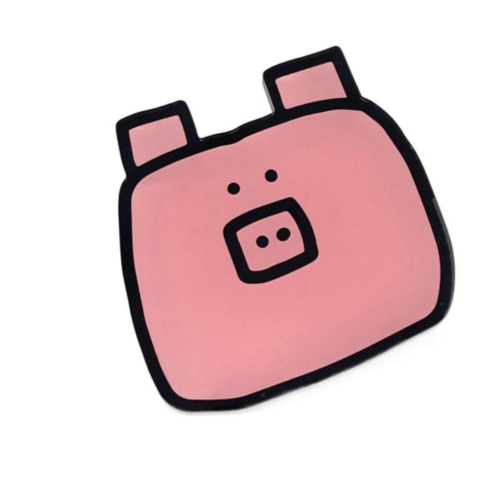 Lindo Posavasos de Acrílico de Dibujos Animados Smiley Alfombrilla para Taza Almohadilla Soporte para Taza Alfombrilla para Bebidas de Café Manteles Individuales Almohadilla para Tazón Resistente al Calor