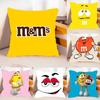 M-Mss-C-Chocolade Kussensloop Kussenhoes Zacht Schattige Sierkussenhoes Voor Auto Bank Kussensloop Polyester Met Rits