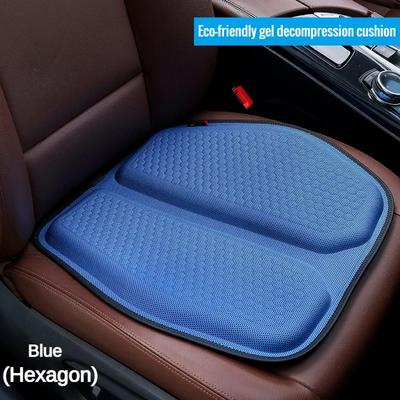 Car Gel Cooling Seat Cushion 3D Honeycomb Cool and Breathable Cool Ice Silk Car Home Office Chair Cushion Car Accessories