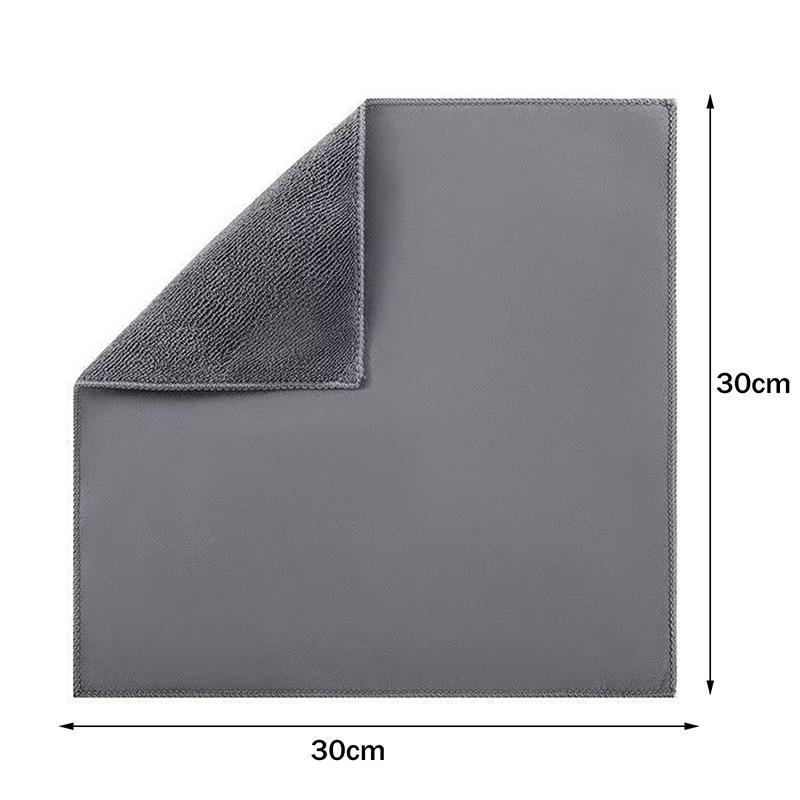 Double-sided Suede Bear Towel, Absorbent And Residue-free Suede Car Cleaning Towel, Household Cleaning Cloth, Extra Thick