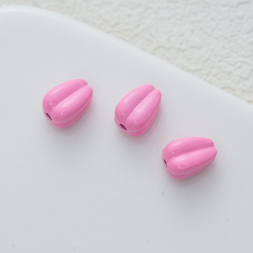 Alloy Color Bud Diy Accessories Handmade Jewelry Tulip Flower Bead Separator Beaded Necklace Mobile Phone Chain Material