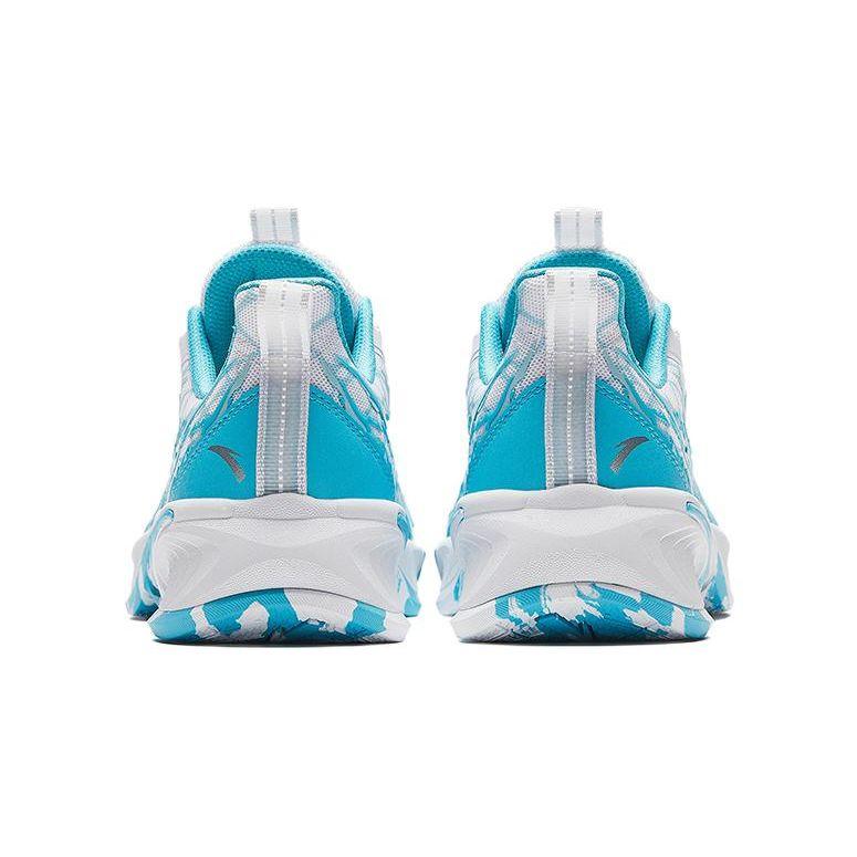 Anta Kids Red Flame 3.0 Shock Absorption Low Top Running Shoes Kids running shoes White Blue 312335511-1