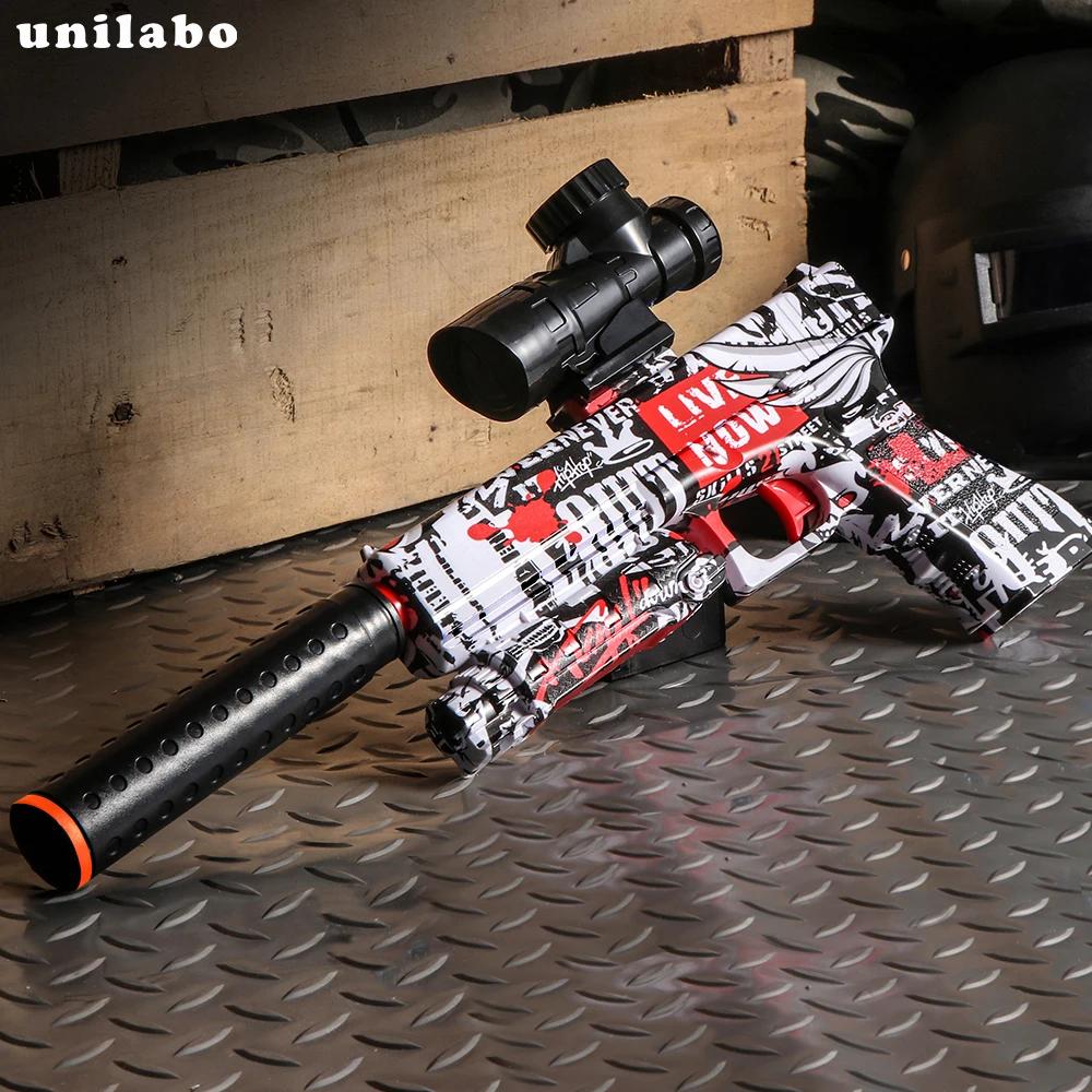 Electric M416 Gel Gun Toy Automatic Outdoor Toy Team Activity Birthday Easter Christmas Halloween Thanksgiving Perfect Gift