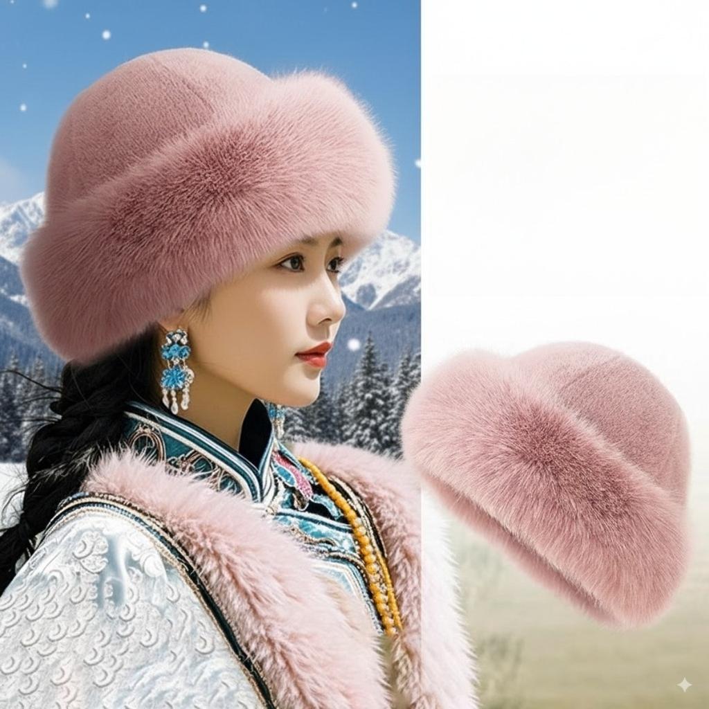 Women's Hat, Velvet, Thick, Windproof Hat, Cold Proof Hat, Warm Hat, Fisherman's Hat