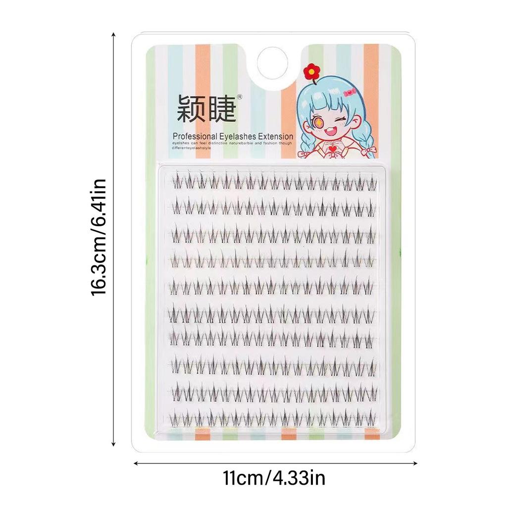 Simulation Grafted False Eyelashes Natural Realistic Segmented Lashes for Women and Girls Cosmetic Supplies