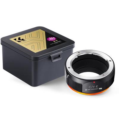 Concept Mount Adapter Contax Yashica Mount Lens Compatible with Sony NEX E Camera PRO Matte Finish Infinity Achievement Manufacturer Direct Store K&F