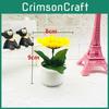 Sunflower Miniature Plant Artificial Bonsai Decor For Home Office Tabletop Display