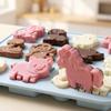 Animal Shaped Silicone Mold for Baking Candy Chocolate Cake Molds Reusable Flexible Non Stick Tray for Kitchen Use