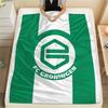 FC Groningen Koc Flanelowy z Nadrukiem, Wysoka jakość, Wygodny na Wszystkie Pory Roku, Wystrój Domu, Ciepło i Komfort