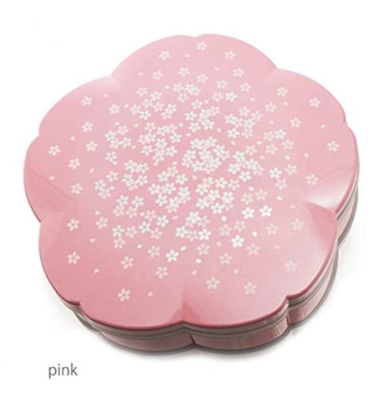 Mitani Hatsuzakura Cherry Blossom Hors Pink 7.5cm D'oeuvres (with Tupperware) Y13710-1