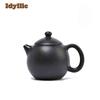100ml Boutique Yixing Purple Clay Teapots Handmade Dragon Egg Black Pot Raw Ore Zhu Mud Kettle Chinese Zisha Teaset Teaware Gift